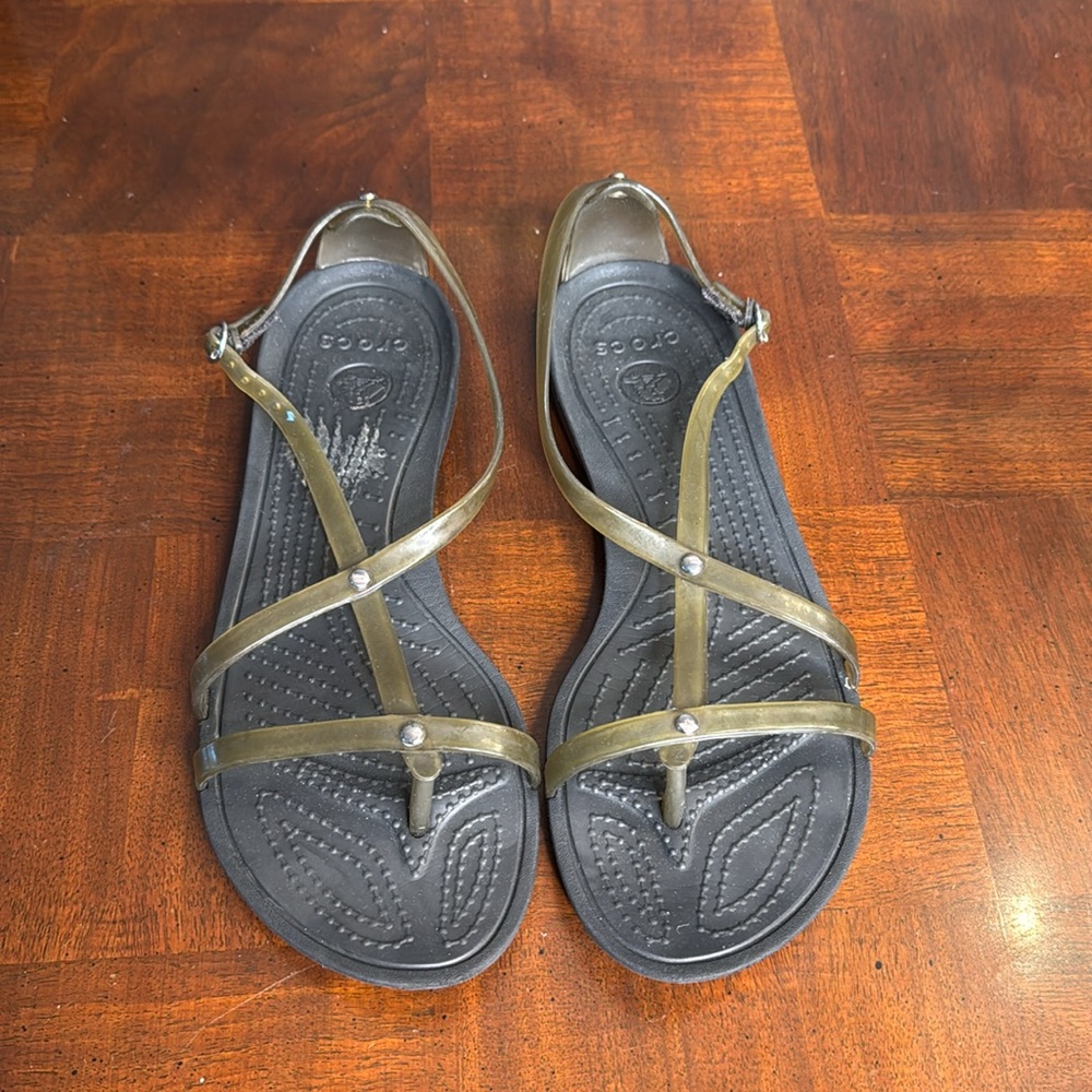 Crocs Gladiator Strappy Sandals Womens Size 8